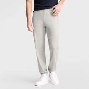 Lightweight Lounge Pants. Cinched Hem. C Logo